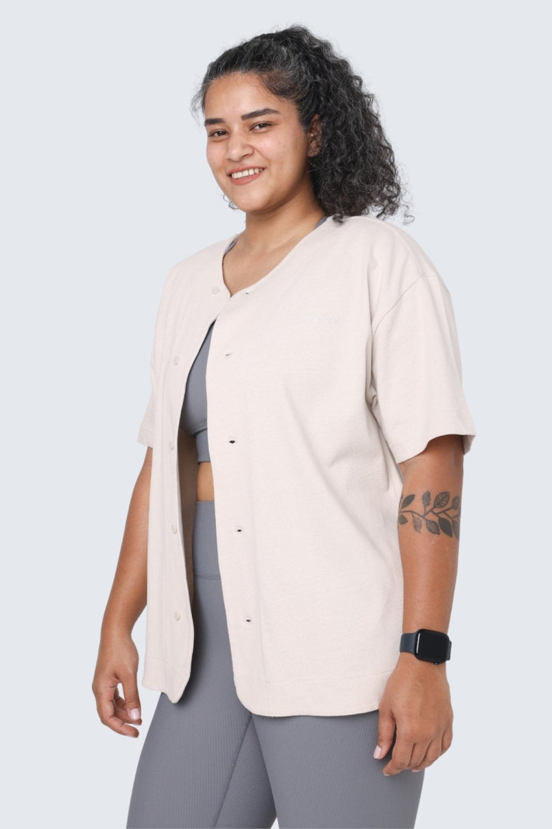 WU Moon Wrap Shirt - Natural