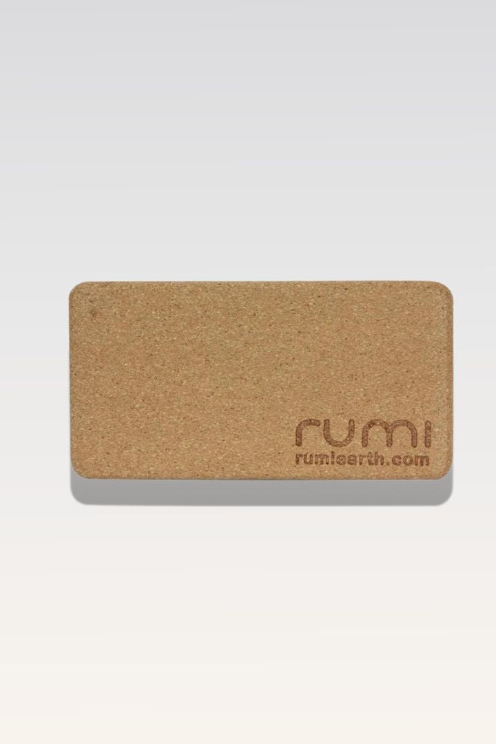 Rumi Earth - Yoga Block Mini – Cork - RU - YBLCK - M - Yoga Props