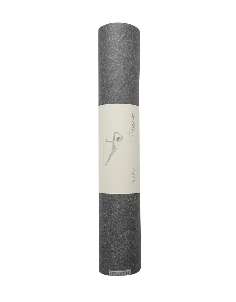 Rumi Earth Sun Yoga Mat – Wide - Graphite 1