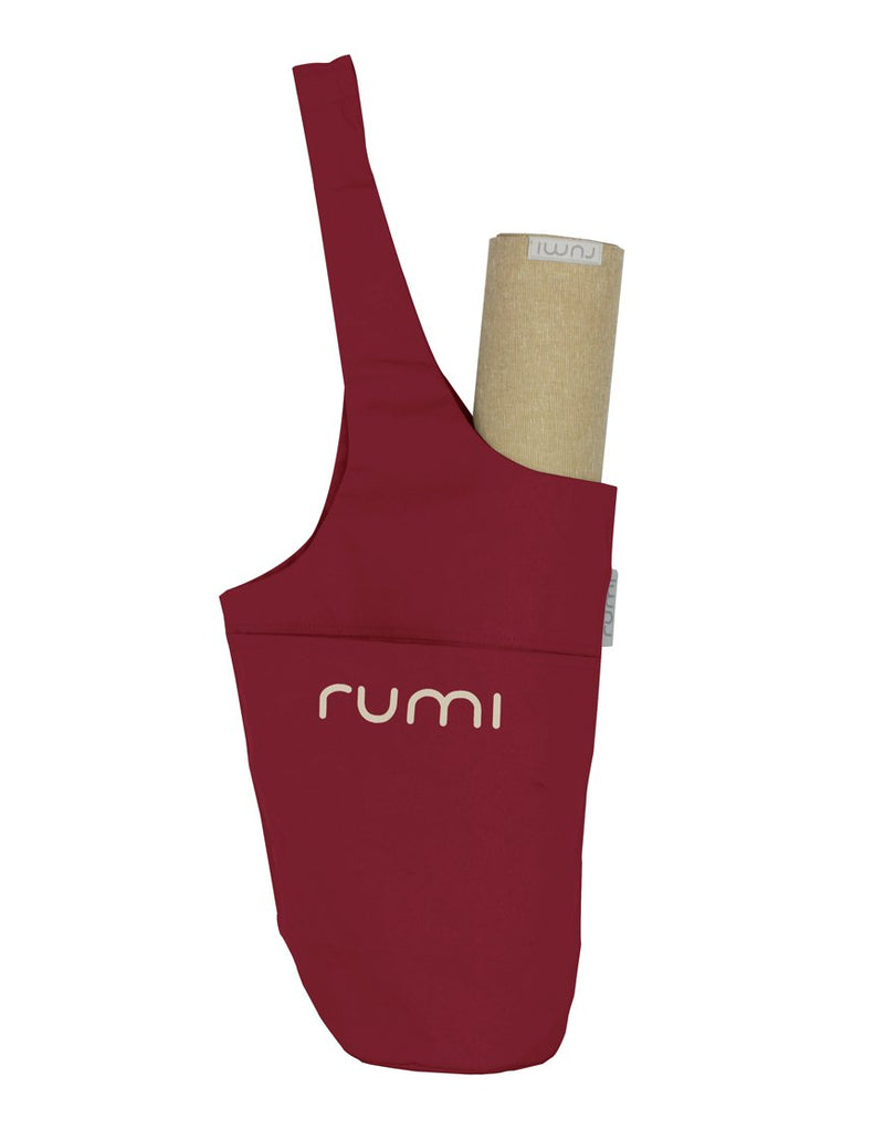 Rumi Earth Yoga Tote Bag - Maroon & Sand 4