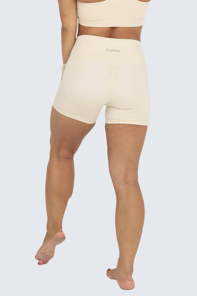 W Sun Zen Shorts 4” + Pockets - Ivory